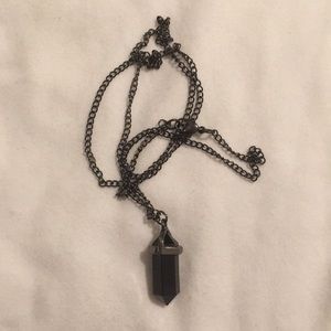 black jewel necklace